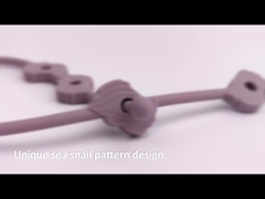 Có Thể Điều Chỉnh Mọc Răng Dummy Sản Phẩm Silicone Núm Vú Giả Chain Clip