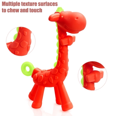 Đồ chơi trẻ em nhai silicone được thiết kế mới, mềm mại, không chứa BPA An toàn trong máy rửa bát