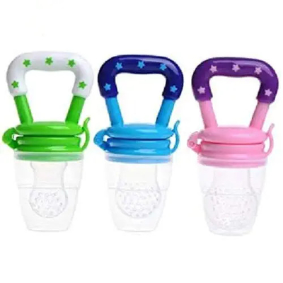 3 Pack Fresh 2 trong 1 Thiết kế Núm vú cho bé ăn trái cây cho trẻ mới biết đi và trẻ em