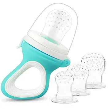 Thưởng 3 miếng silicon Sacs Bộ nạp trái cây tươi cho bé ăn