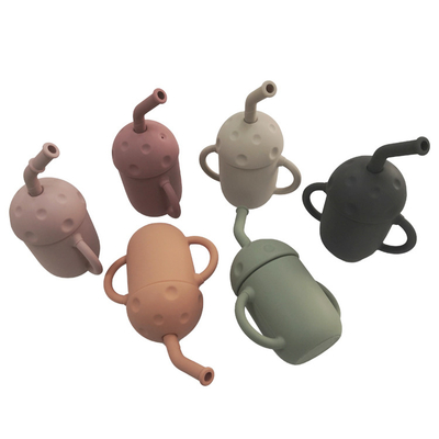 Không có BPA Cốc đào tạo silicone thân thiện với môi trường Silicone Không tràn Cốc Sippy FDA