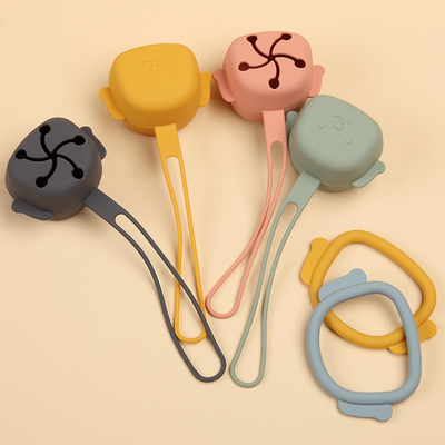 Thân thiện với môi trường cho con chó có hình dáng bé bú núm vú bằng silicone với vòng mọc răng