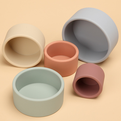 Phát triển trí não cho bé Sản phẩm silicone Chén xếp silicone SGS