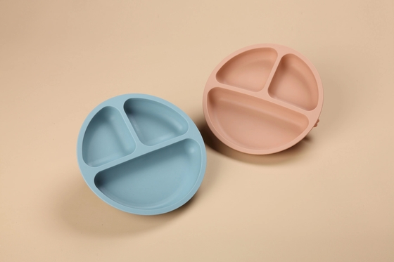 Đĩa hút silicone cấp 100% chống nóng cho trẻ ăn