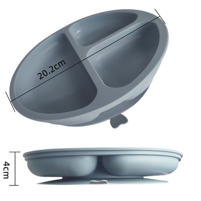Tấm phân chia cao su silicone an toàn cho trẻ em có hút