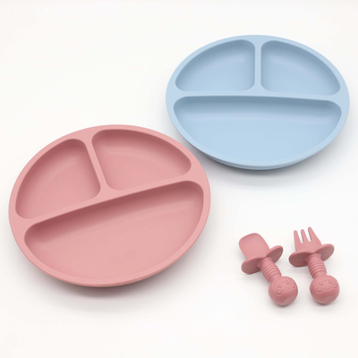 Tấm phân chia cao su silicone an toàn cho trẻ em có hút