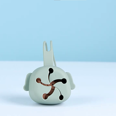 Thức ăn hình con chó Sản phẩm silicone dành cho trẻ em Hộp đựng so sánh có dây đeo