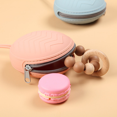 Hộp đựng núm vú giả silicone không thấm nước bền Máy rửa bát đĩa miễn phí có dây kéo