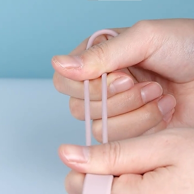 Giá đỡ núm vú giả silicon cầm tay đa chức năng Hộp đựng hình con chó Đi lại dễ dàng