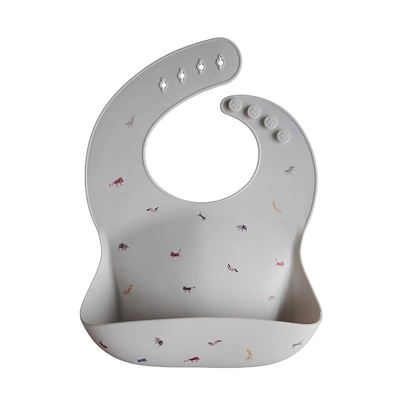 Đàn hồi Unisex BPA Tạp dề cho bé bằng silicon cấp thực phẩm miễn phí với 4 khóa