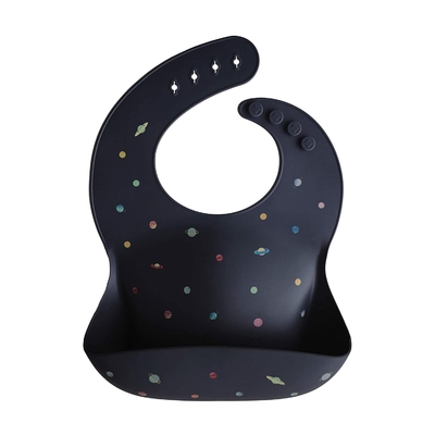Dễ dàng làm sạch BPA Miễn phí Bụi Silicone Yếm Trẻ em An toàn trong Tủ đông