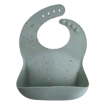 Dễ dàng làm sạch BPA Miễn phí Bụi Silicone Yếm Trẻ em An toàn trong Tủ đông