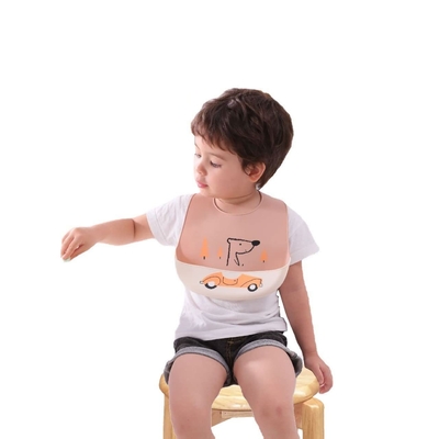 Cứng cáp Không có nhựa Silicone không độc hại Khăn ăn cho bé An toàn trong máy tiệt trùng
