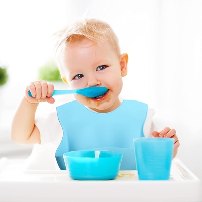 Nước sôi Chống bụi an toàn Cho trẻ bú Tạp dề silicone cứng cáp Thân thiện với dị ứng