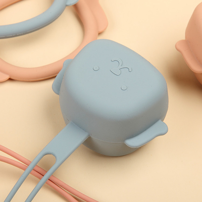 Giá đỡ núm vú giả silicon hình con chó con dễ thương để dễ dàng đi du lịch