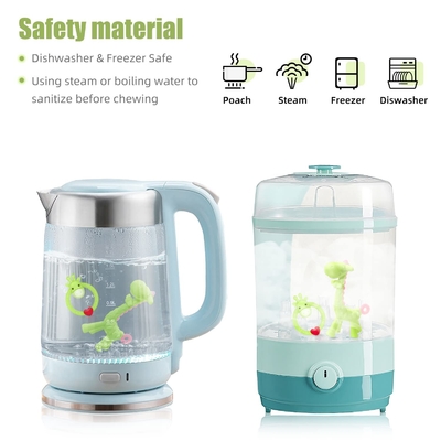 OEM ODM Đồ chơi nhai silicone cho bé không chứa BPA An toàn không thể phá vỡ trong máy tiệt trùng