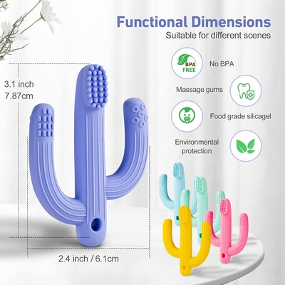 Đồ chơi trẻ em bằng silicone chống bụi đáng yêu để khám phá giác quan