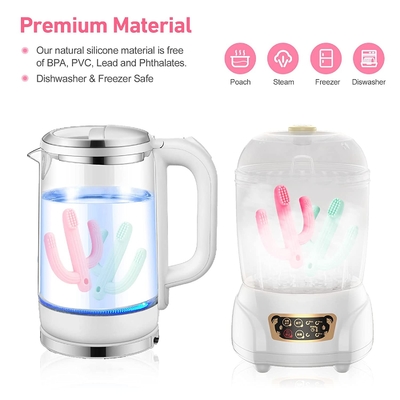 Lớp thực phẩm Dễ dàng làm sạch Đồ chơi trẻ em bằng silicone rắn An toàn trong máy rửa bát