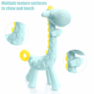 Giảm đau Không có vật liệu độc hại Đồ chơi có dây buộc silicone cho trẻ bú sữa mẹ