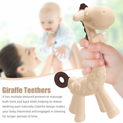 Không có Phthalates Đồ chơi mọc răng silicone thân thiện với dị ứng để khám phá giác quan