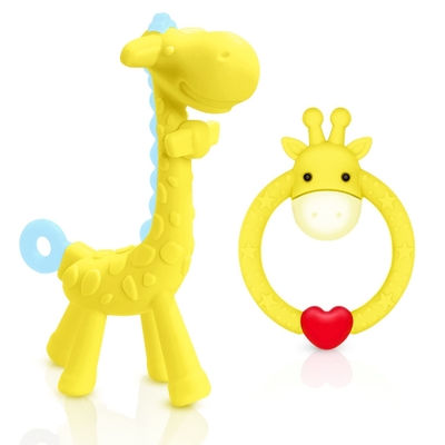 BPA Miễn phí có thể tái chế lại Hình dạng dễ thương Silicone Baby Thắt lưng An toàn trong Máy rửa chén