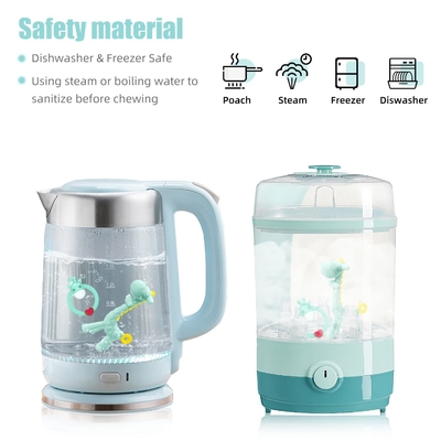 Dễ dàng làm sạch khuôn đúc trong một dây buộc bé bằng silicon không độc hại để khám phá giác quan
