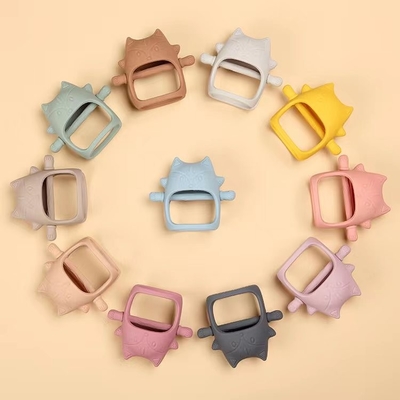 Đồ chơi trẻ em nhai silicone mềm chống rơi không chứa BPA cho nhu cầu mút