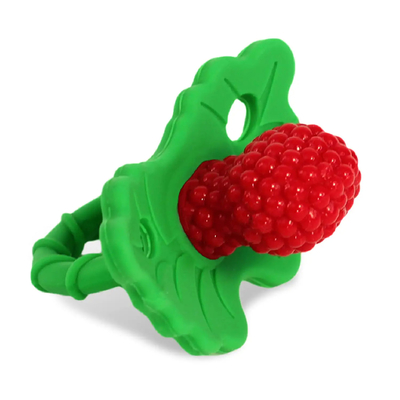 Berry Shaped Soothe Trẻ sơ sinh Đau nhức Tay Thiết kế Miễn phí Silicone Baby Teether Đồ chơi cho Giáng sinh