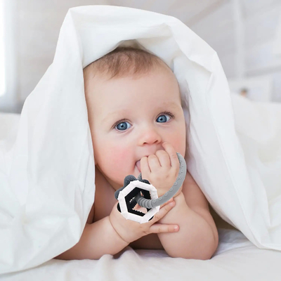 Không - phthalates Không - Có hại - Chất liệu Silicone Đồ chơi trẻ sơ sinh khi mọc răng