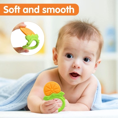 Phong cách Không có nhựa chịu nhiệt độ cao Dụng cụ định vị cho bé bằng silicone để khám phá giác quan