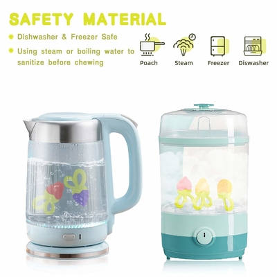 Phong cách Không có nhựa chịu nhiệt độ cao Dụng cụ định vị cho bé bằng silicone để khám phá giác quan