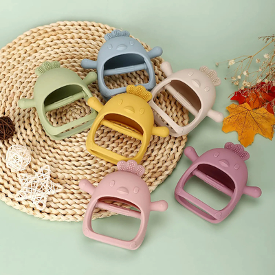 Dễ dàng làm sạch Dây buộc em bé bằng silicone được thiết kế mới được FDA chấp thuận An toàn trong nước sôi