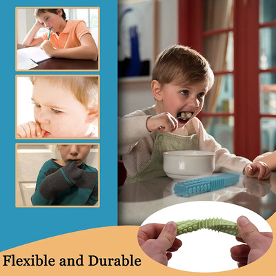 Ống nhai cảm giác silicone cấp thực phẩm an toàn cho trẻ tự kỷ