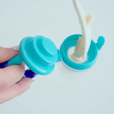 Máy rửa bát đĩa có thể đóng băng Mess miễn phí Bộ nạp trái cây bằng silicon an toàn cho trẻ sơ sinh 6-12 tháng