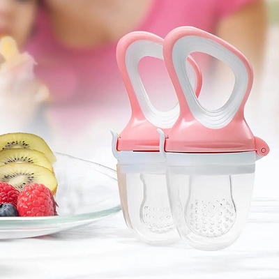 Núm vú giả cho bé ăn trái cây 2 gói giúp giảm mọc răng với 6 núm vú silicone khác nhau