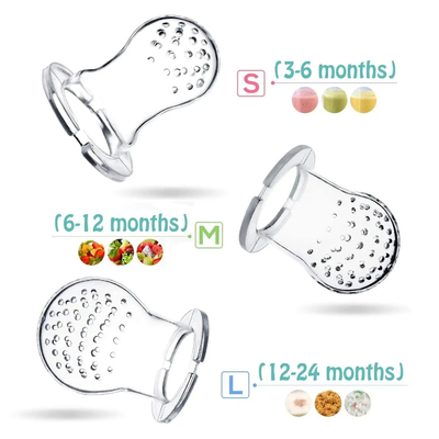 Núm vú giả dạng lưới cho trẻ sơ sinh hình khỉ, máng ăn bằng silicon có 3 núm vú