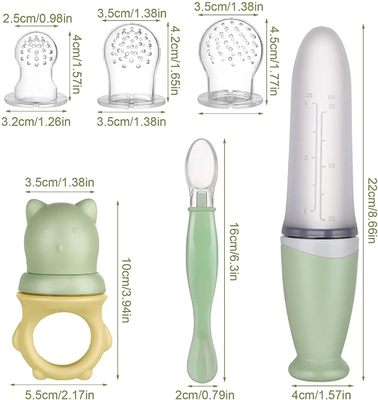 Bộ núm vú giả cho bé ăn dặm thoải mái chính xác 11 cái