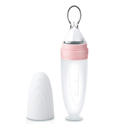 Niêm phong mạnh mẽ silicone bóp thìa nạp liệu cho phân phối và cho ăn thức ăn cho trẻ sơ sinh
