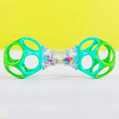 Màu tươi sáng Dễ dàng làm sạch Oball Shaker Rattle Đồ chơi cho trẻ mới ra đời