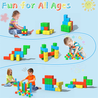 Giác quan Montessori Mầm non Giáo dục Khối Xây dựng Từ tính cho Bé trai Bé gái