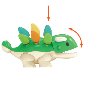 Trẻ mới biết đi Đồ chơi Montessori Hoạt động học tập Trò chơi giáo dục khủng long