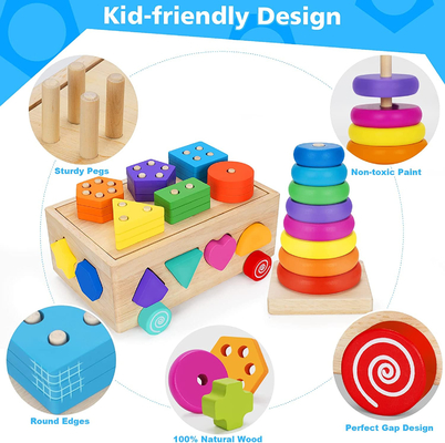 Trẻ mới biết đi Đồ chơi Montessori Hoạt động học tập Trò chơi giáo dục khủng long