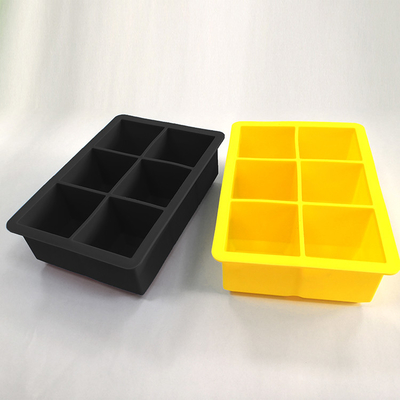 8 khoang silicone Ice Cube Khuôn vuông Whisky Ice Cube Khay FDA ODM