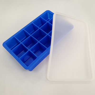 Sử dụng tại nhà Khuôn làm đá silicone cấp thực phẩm FDA Khuôn làm đá vuông 130 * 260mm