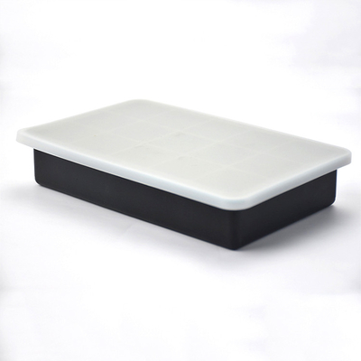 Sử dụng tại nhà Khuôn làm đá silicone cấp thực phẩm FDA Khuôn làm đá vuông 130 * 260mm