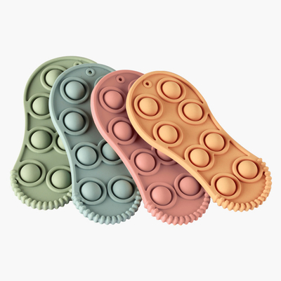 Giày hình trẻ em Silicone Pop Đồ chơi thần tài Căng thẳng Giảm nhẹ Dây buộc bé