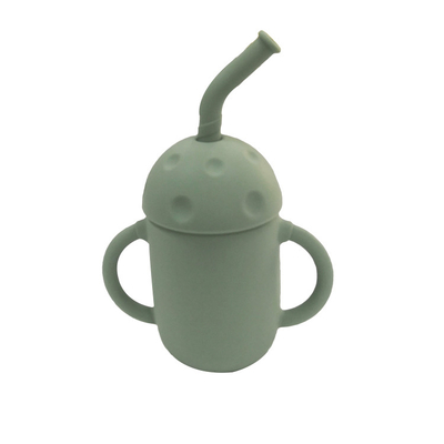 Không có BPA Cốc đào tạo silicone thân thiện với môi trường Silicone Không tràn Cốc Sippy FDA