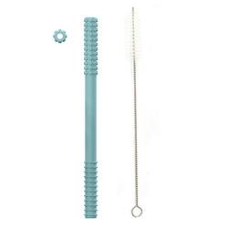 Sản phẩm ODM dành cho trẻ em bằng silicone cho trẻ mọc răng Ống nhai kết hợp với bàn chải 20cm