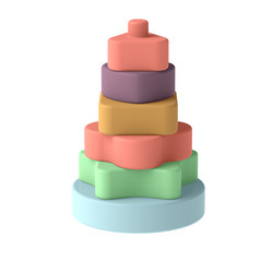 CE Giáo dục Đồ chơi xếp chồng silicone Khối xây dựng sáng tạo SGS cho trẻ em