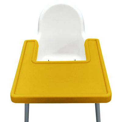 Tấm lót cho bé ăn bằng silicone không trượt có thể gập lại 41 * 41CM cho bàn ăn cho xe cao